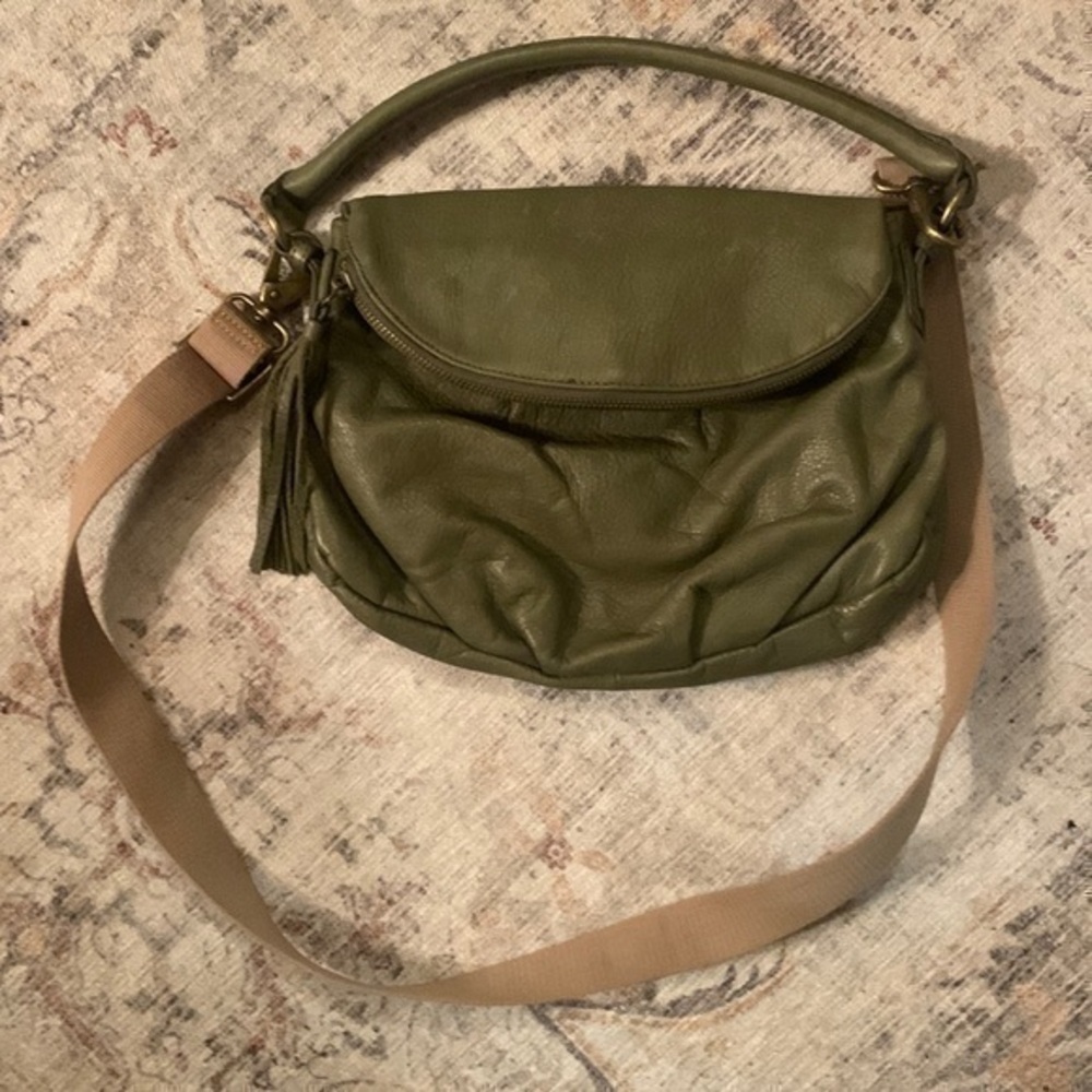 Margot Green Leather Bag